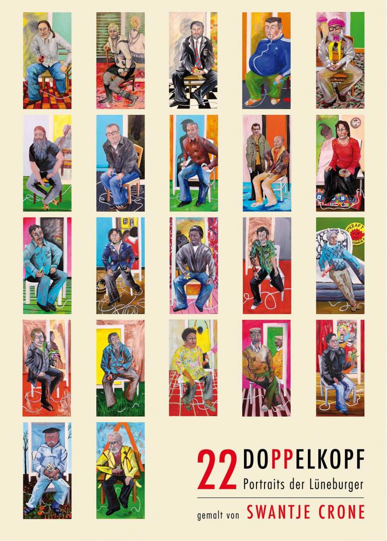 doppelkopf-portraits-swantje crone-2010-acryl-22x50x100